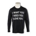 T-Shirt - Strong Message Cotton Stretch Long Sleeves
