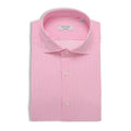 Oxford Striped Pink and White Slim Shirt
