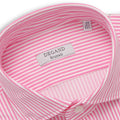 Oxford Striped Pink and White Slim Shirt