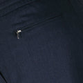 Pants - CARACCIOLO Cashmere, Wool & Silk Stretch Elastic Waistband + Zip