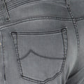 Grey Denim Stretch Jeans