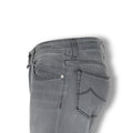 Grey Denim Stretch Jeans