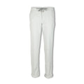 Pants - CARACCIOLO Cotton & Silk Stretch Elastic Waistband + Zip