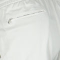 Pants - CARACCIOLO Cotton & Silk Stretch Elastic Waistband + Zip