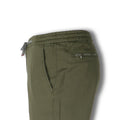 Pants - CARACCIOLO Cotton & Silk Stretch Elastic Waistband + Zip