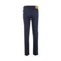 Pants - CARACCIOLO Cotton & Silk Stretch Elastic Waistband + Zip