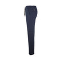 Pants - CARACCIOLO Cotton & Silk Stretch Elastic Waistband + Zip