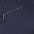 Pants - CARACCIOLO Cotton & Silk Stretch Elastic Waistband + Zip