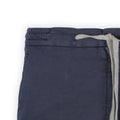 Pants - CARACCIOLO Cotton & Silk Stretch Elastic Waistband + Zip