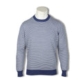 Sweater - Striped Cotton Crew Neck