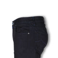 Dark Denim Cool Max Stretch Jeans with Navy Patch