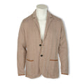 Blazer - Herringbone Jersey Linen, Cotton & Silk Finished Sleeves
