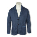 Blazer - Herringbone Jersey Linen, Cotton & Silk Finished Sleeves