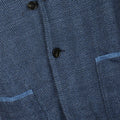 Blazer - Herringbone Jersey Linen, Cotton & Silk Finished Sleeves