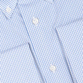 Shirt - BOSTON Mini Checkered Cotton Double Cuff