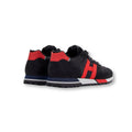 H383 New Running Coloured Suede And Canvas Sneakers