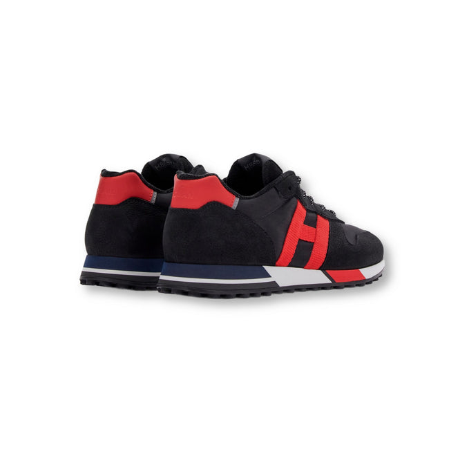 H383 New Running Coloured Suede And Canvas Sneakers
