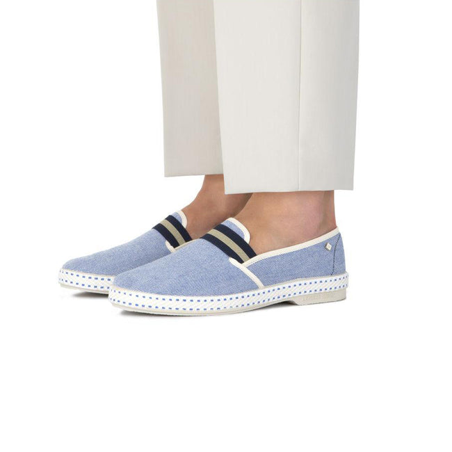 Espadrilles COLLEGE BLUISH Plain Colour Oxford Cotton