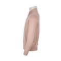 Sweater - STOWBRIDGE Cotton, Silk & Cashmere Stand-Up Collar Zipped
