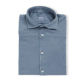 Polo-Shirt - Frosted Jersey Cotton Long Sleeves
