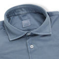 Polo-Shirt - Frosted Jersey Cotton Long Sleeves
