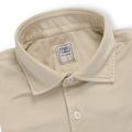 Polo-Shirt - Frosted Jersey Cotton Long Sleeves
