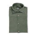 Polo-Shirt - Frosted Jersey Cotton Long Sleeves