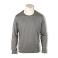 T-Shirt - Cotton & Wool Crew Neck Long Sleeves