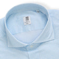 Shirt - Checkered Cotton Stretch Single Cuff