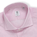Shirt - Checkered Cotton Stretch Single Cuff