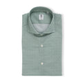 Shirt - Checkered Cotton Stretch Single Cuff