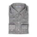 Shirt - MIAMI Prince Of Wales Silk Polso B Cuff