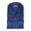 Shirt - MIAMI Flowers Pattern Silk Polso B Cuff