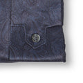 Shirt - MIAMI Paisley Pattern Silk Polso B Cuff