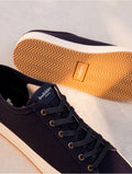 Sneakers - PRAIANO Linen & Rubber Soles Lace-Ups