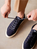 Sneakers - PRAIANO Linen & Rubber Soles Lace-Ups
