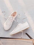 Sneakers - PRAIANO Linen & Rubber Soles Lace-Ups