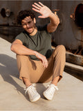 Sneakers - PRAIANO Linen & Rubber Soles Lace-Ups
