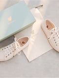 Sneakers - PRAIANO Linen & Rubber Soles Lace-Ups