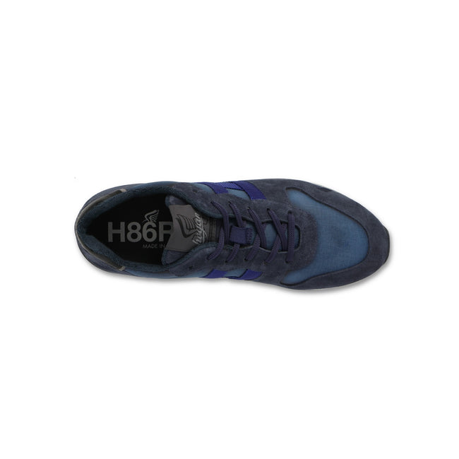 H383 New Running Coloured Suede And Canvas Sneakers