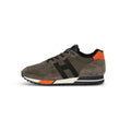 H383 New Running Coloured Suede And Canvas Sneakers