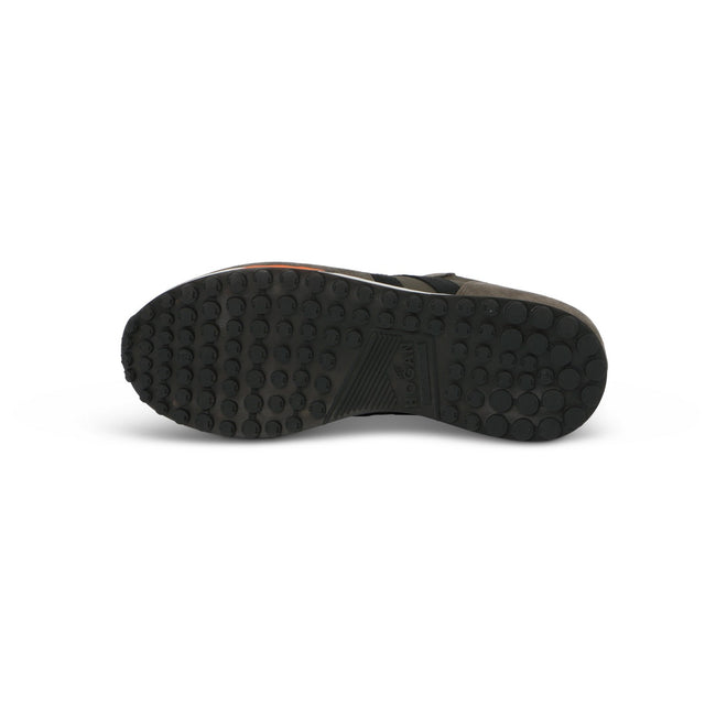 H383 New Running Coloured Suede And Canvas Sneakers