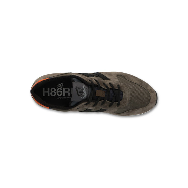 H383 New Running Coloured Suede And Canvas Sneakers