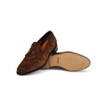 Tassels Loafers Plain Colour Suede