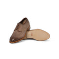 Derbies Full Brogue Plain Colour Leather Lace-Ups