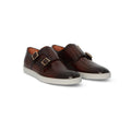 Sneakers Double Monks Plain Colour Leather