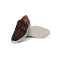 Sneakers Double Monks Plain Colour Leather
