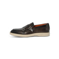 Sneakers Double Monks Plain Colour Leather