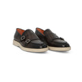 Sneakers Double Monks Plain Colour Leather