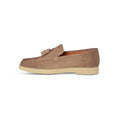 Tassels Loafers Plain Colour Suede